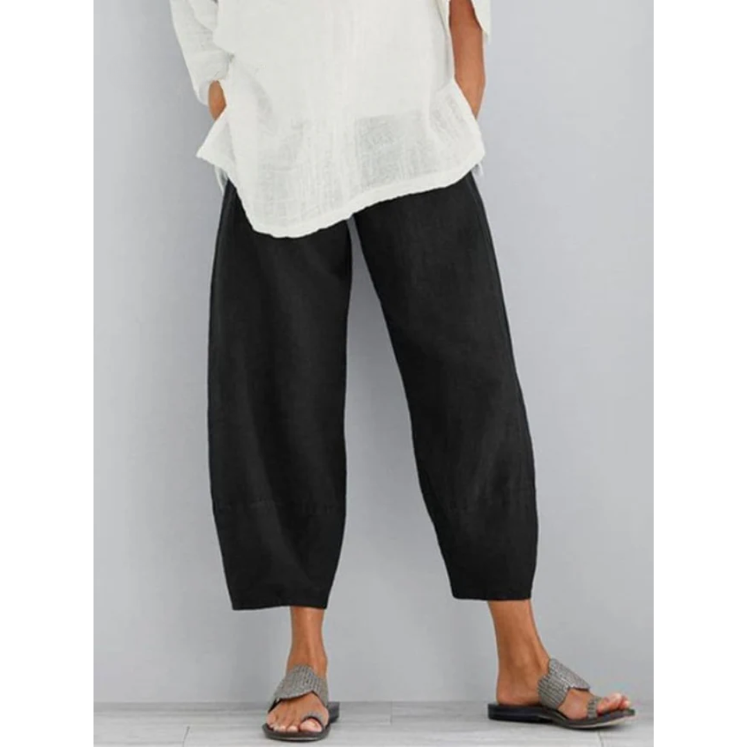 Women's Linen Relaxed Fit Leisure Pants