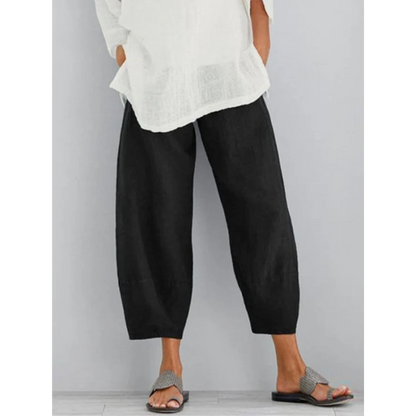 Women's Linen Relaxed Fit Leisure Pants