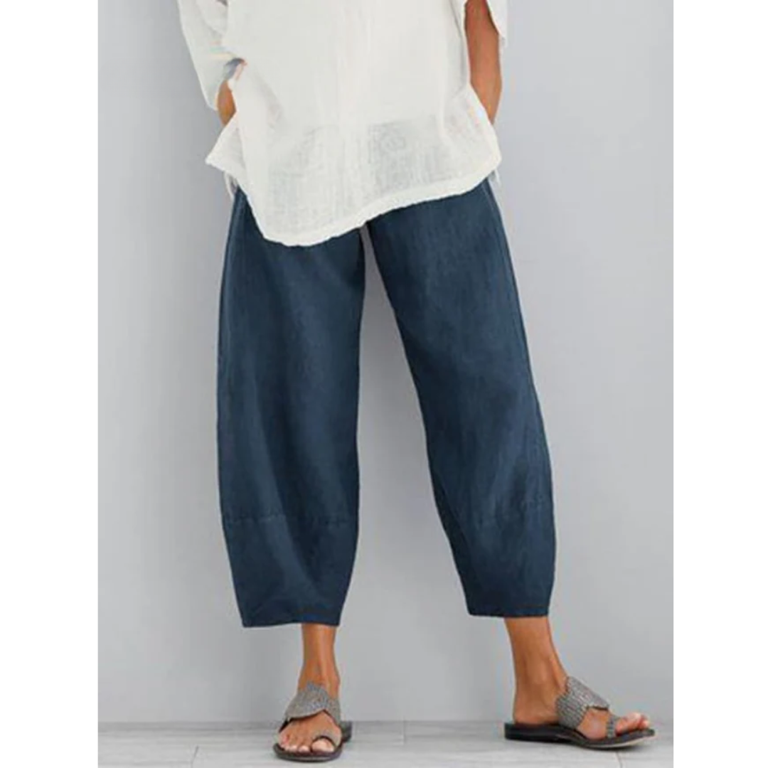 Women's Linen Relaxed Fit Leisure Pants