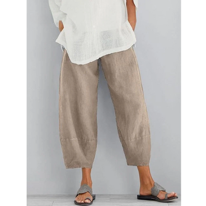 Women's Linen Relaxed Fit Leisure Pants
