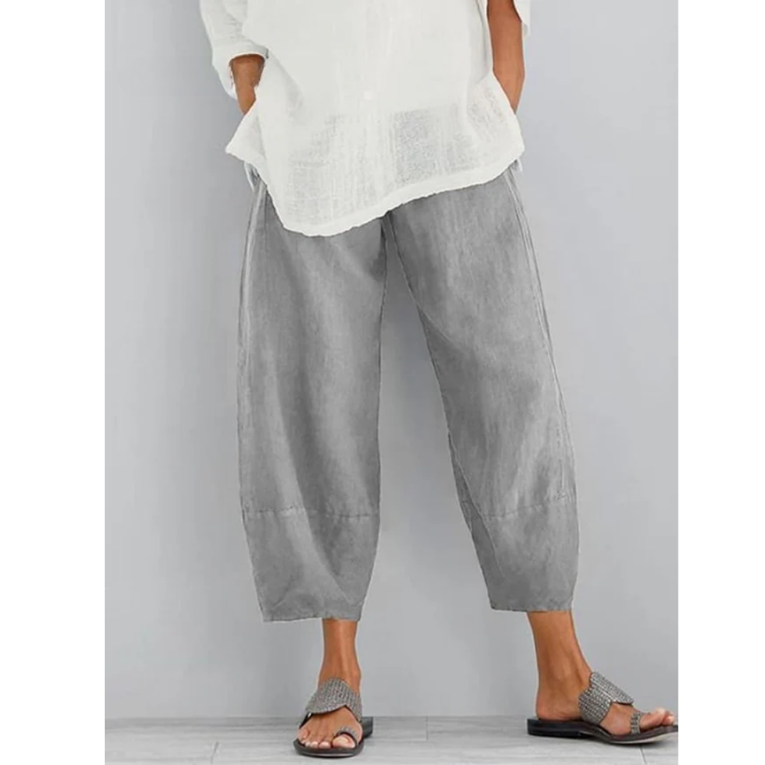 Women's Linen Relaxed Fit Leisure Pants