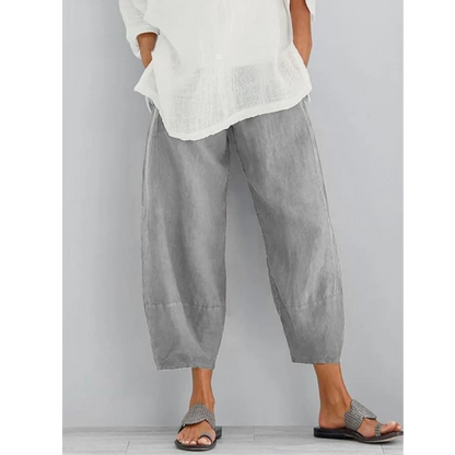 Women's Linen Relaxed Fit Leisure Pants