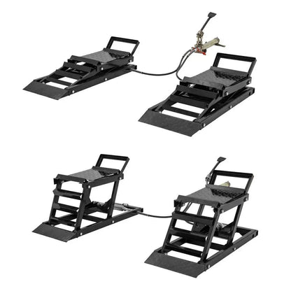💥Capacity Hydraulic Underbody Access Car Lift with Ramp（💥Discounted Items in Stock🎁Free Shipping）