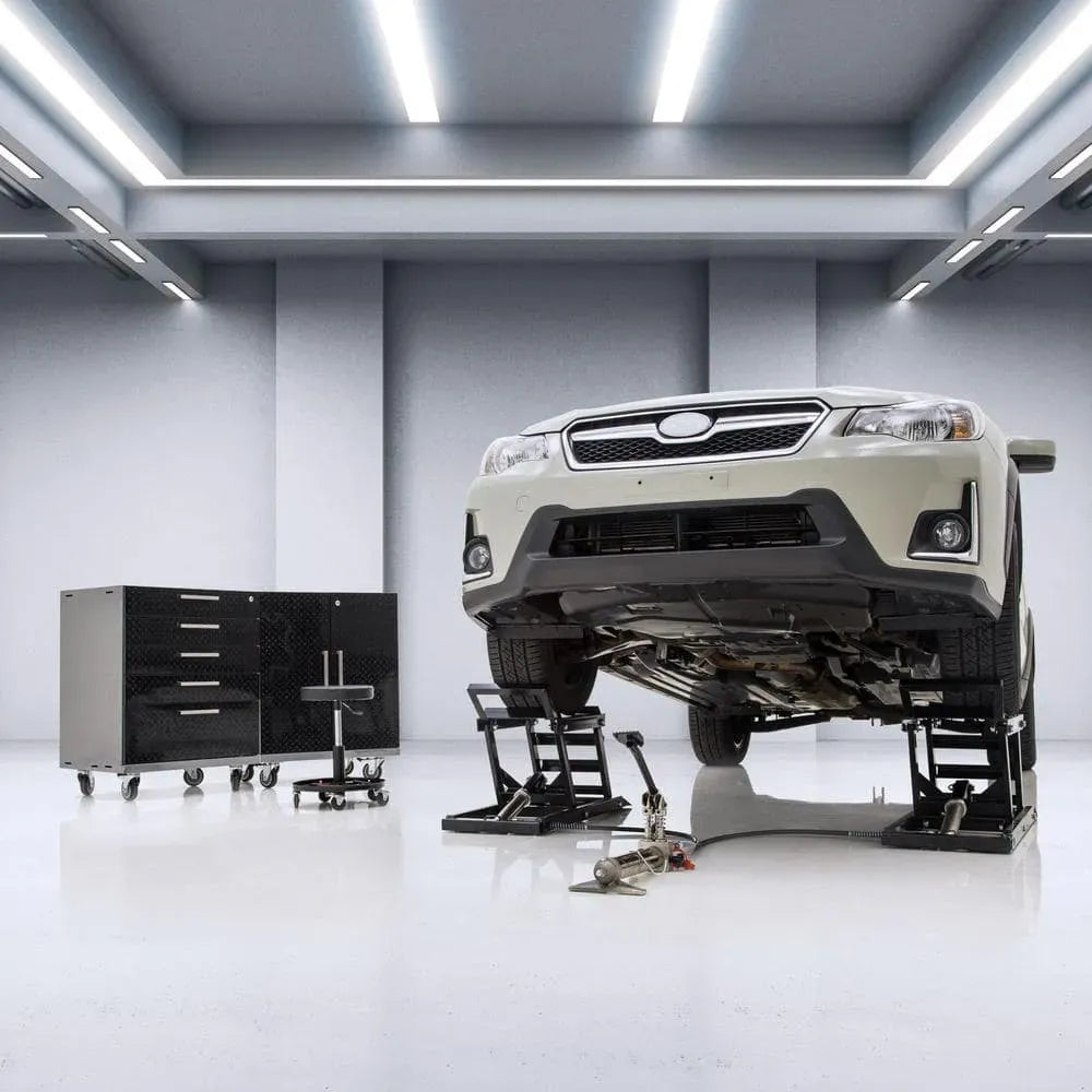 💥Capacity Hydraulic Underbody Access Car Lift with Ramp（💥Discounted Items in Stock🎁Free Shipping）
