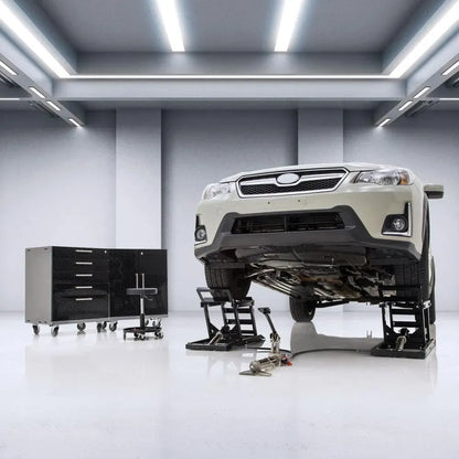 💥Capacity Hydraulic Underbody Access Car Lift with Ramp（💥Discounted Items in Stock🎁Free Shipping）