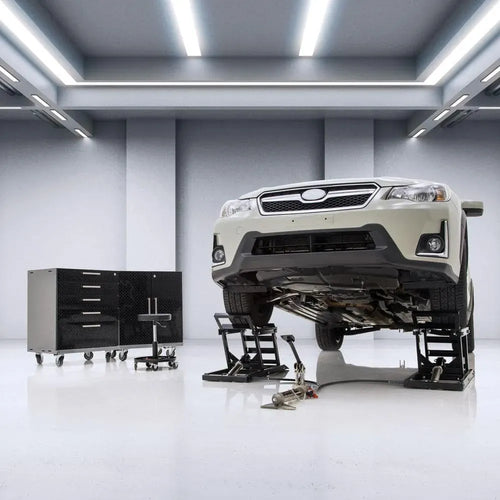 💥Capacity Hydraulic Underbody Access Car Lift with Ramp（💥Discounted Items in Stock🎁Free Shipping）