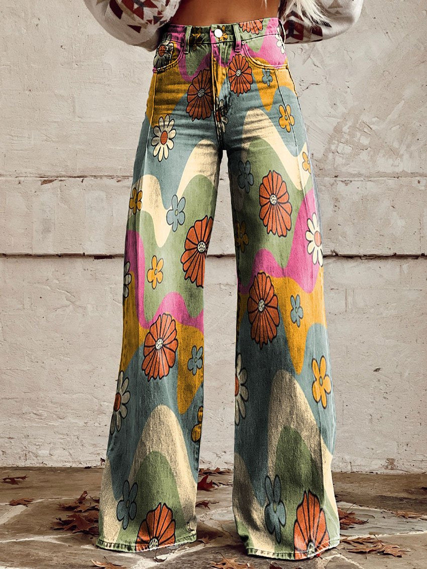 Women's Long Fit Baggy Jeans