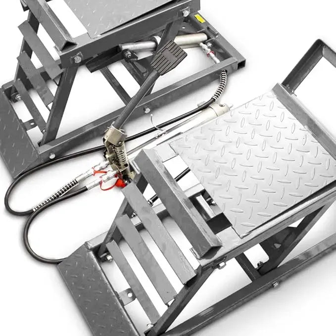 💥Capacity Hydraulic Underbody Access Car Lift with Ramp（💥Discounted Items in Stock🎁Free Shipping）